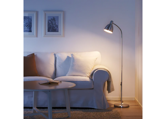 Đèn để sàn LERSTA IKEA - màu bạc