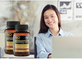 Bổ não Go Healthy Go Ginkgo 9000 Úc lọ 60 viên