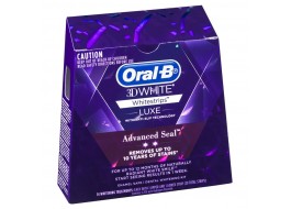 Hộp 14 miếng dán trắng răng Oral B 3D White Luxe Advanced Seal