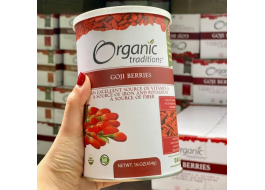 Kỷ tử đỏ sấy khô hữu cơ Organic Traditional - 454g