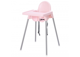 Ghế ăn dặm cho bé ANTILOP IKEA - màu hồng