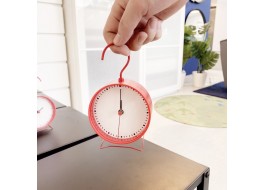 Đồng hồ để bàn hoặc treo tường SNIFFA IKEA màu đỏ