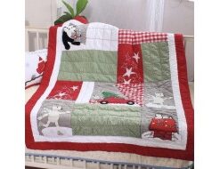 Chăn lẻ quilt mẫu noel